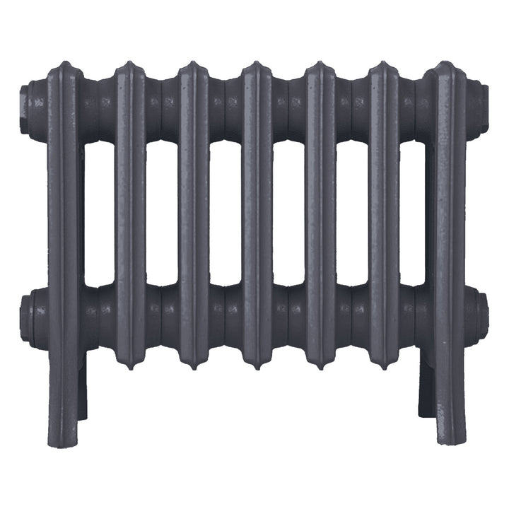 Grace - Astral Grey Mid Cast Iron Column Radiator H350mm x W454mm 4 Column - Floor Standing