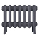Grace - Astral Grey Mid Cast Iron Column Radiator H350mm x W454mm 4 Column - Floor Standing