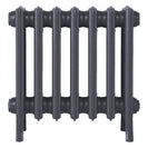 Grace - Astral Grey Mid Cast Iron Column Radiator H450mm x W454mm 4 Column - Wall Hung