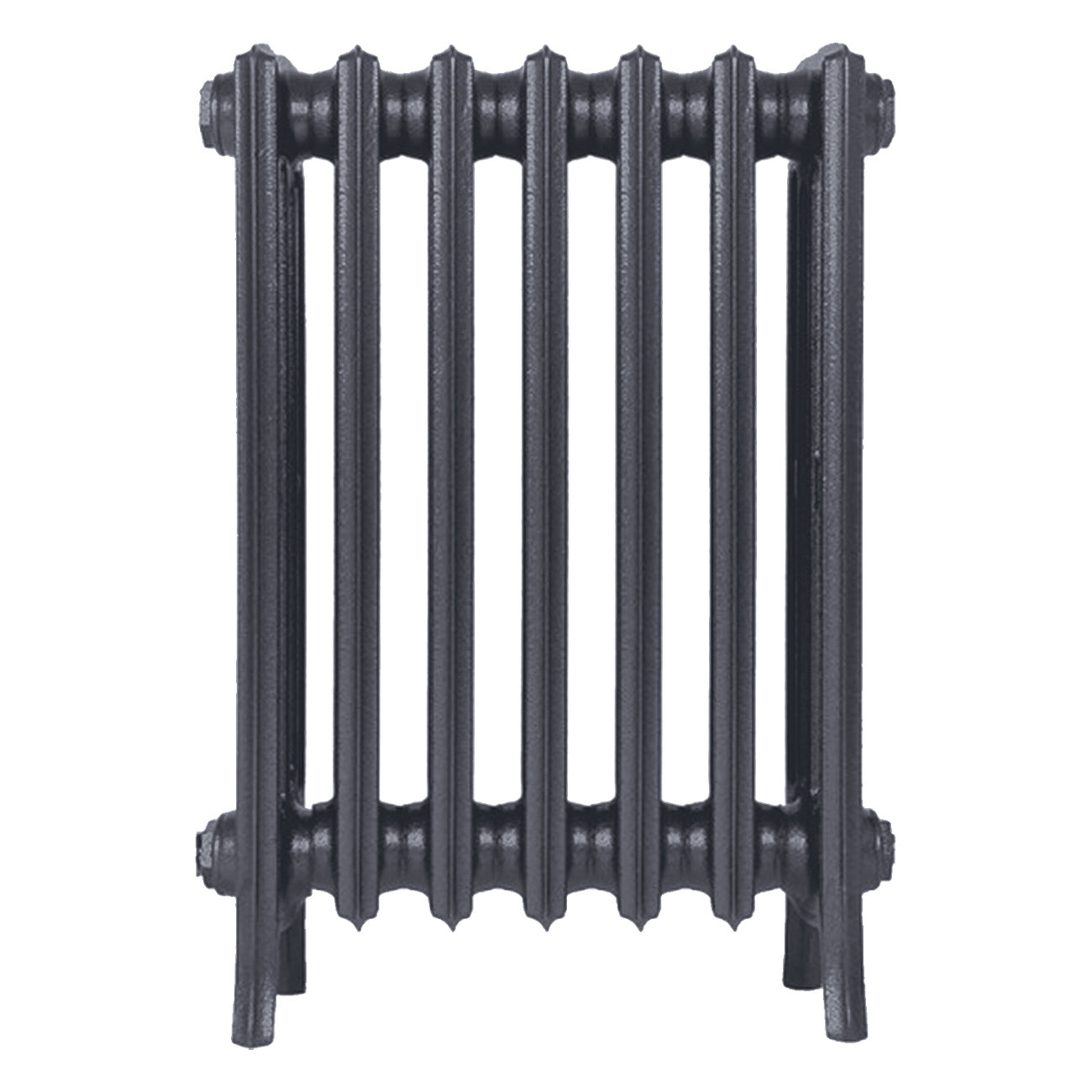 Grace - Astral Grey Mid Cast Iron Column Radiator H600mm x W454mm 4 Column - Wall Hung