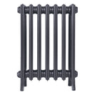 Grace - Astral Grey Mid Cast Iron Column Radiator H600mm x W454mm 4 Column - Wall Hung