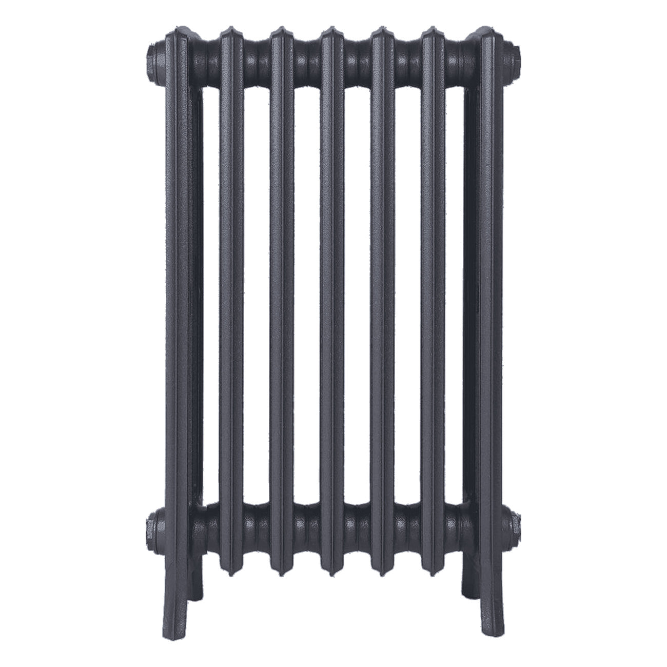 Grace - Astral Grey Mid Cast Iron Column Radiator H700mm x W454mm 4 Column - Wall Hung
