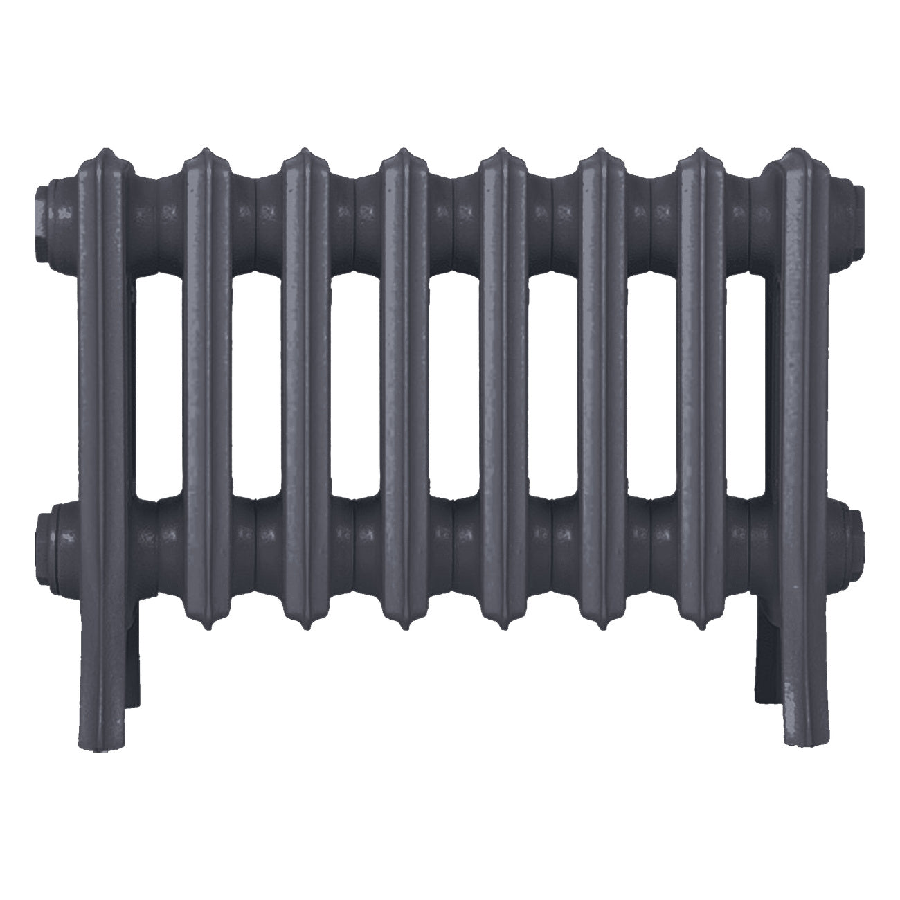 Grace - Astral Grey Mid Cast Iron Column Radiator H300mm x W514mm 4 Column - Wall Hung