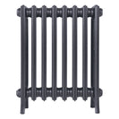 Grace - Astral Grey Mid Cast Iron Column Radiator H650mm x W514mm 4 Column - Floor Standing