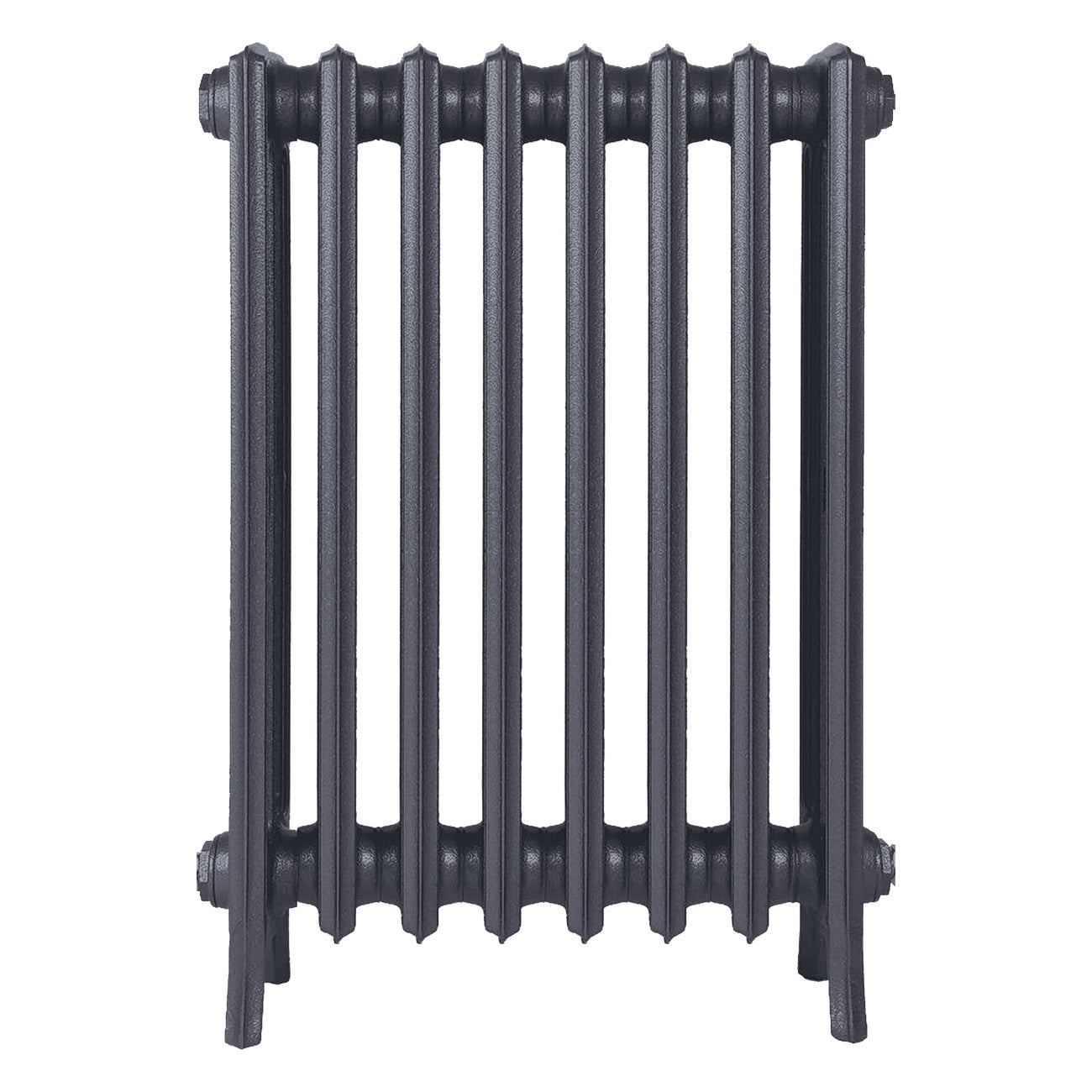 Grace - Astral Grey Mid Cast Iron Column Radiator H700mm x W514mm 4 Column - Wall Hung