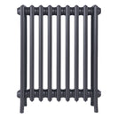 Grace - Astral Grey Mid Cast Iron Column Radiator H700mm x W575mm 4 Column - Wall Hung