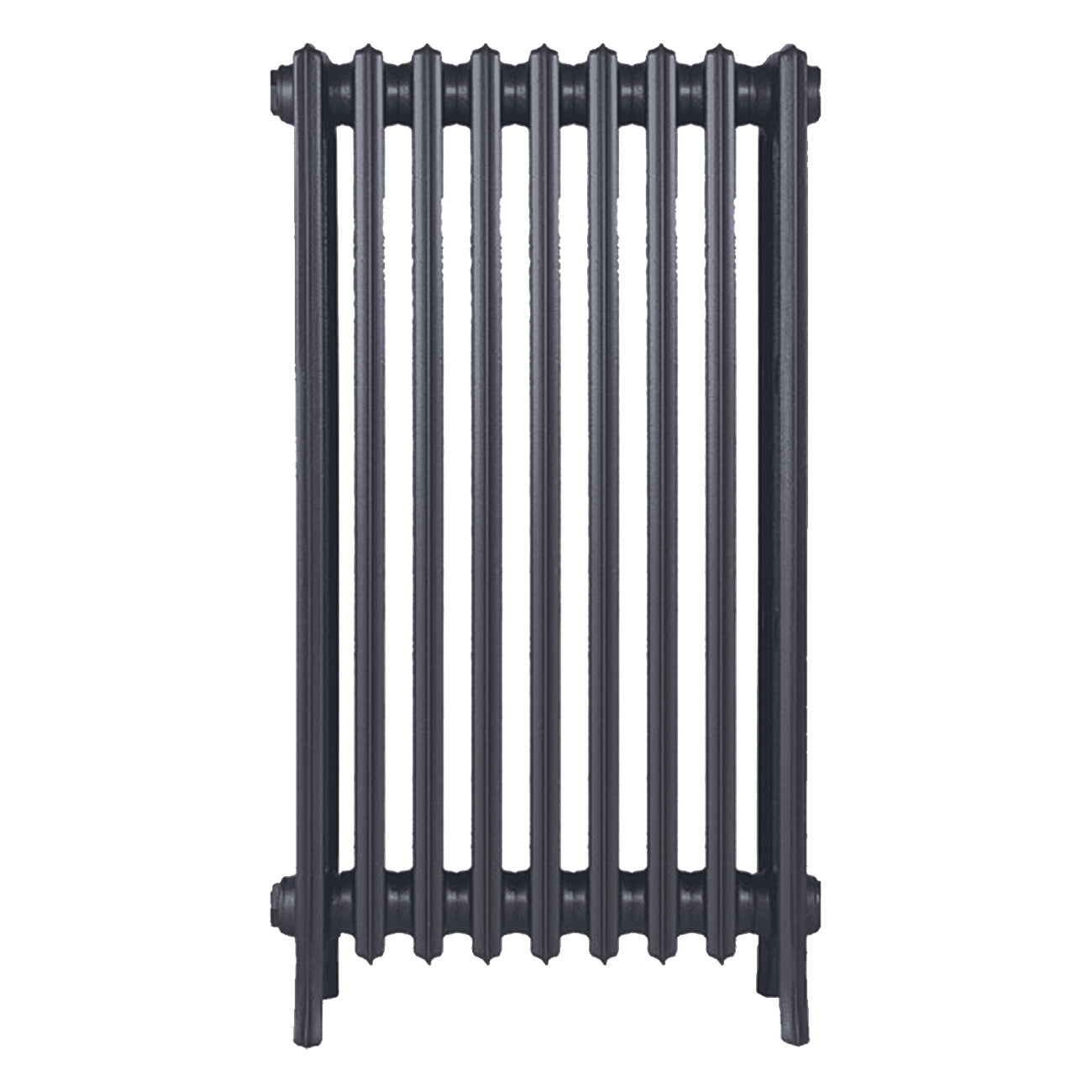 Grace - Astral Grey Mid Cast Iron Column Radiator H950mm x W575mm 4 Column - Floor Standing