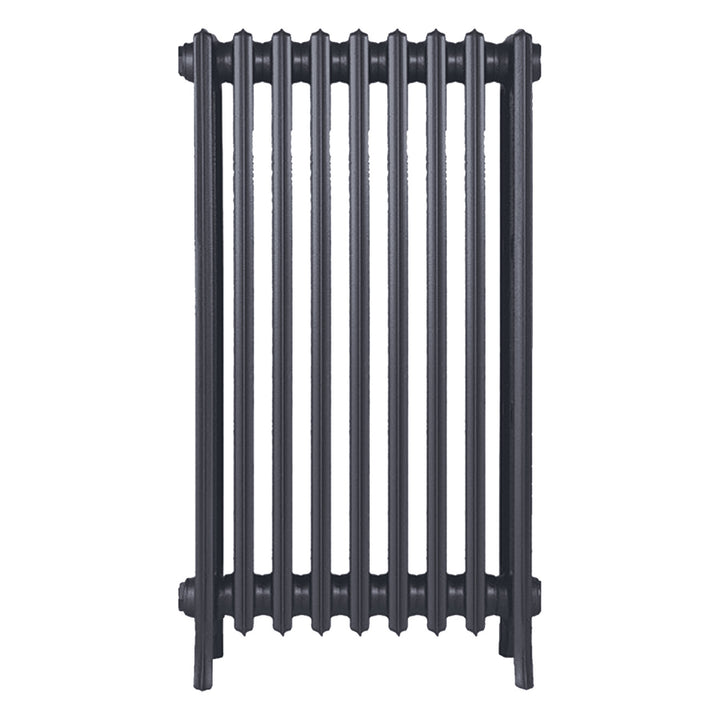 Grace - Astral Grey Mid Cast Iron Column Radiator H950mm x W575mm 4 Column - Floor Standing