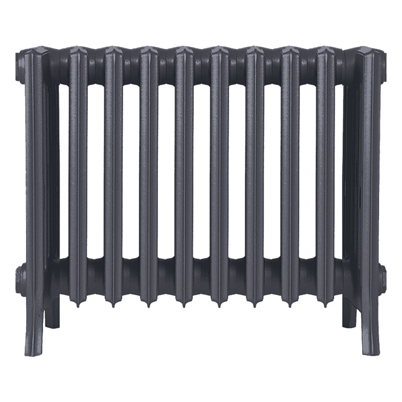 Grace - Astral Grey Mid Cast Iron Column Radiator H450mm x W635mm 6 Column - Wall Hung