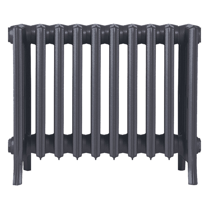 Grace - Astral Grey Mid Cast Iron Column Radiator H450mm x W635mm 6 Column - Wall Hung
