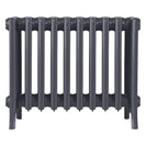 Grace - Astral Grey Mid Cast Iron Column Radiator H450mm x W635mm 6 Column - Wall Hung