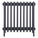 Grace - Astral Grey Mid Cast Iron Column Radiator H650mm x W635mm 6 Column - Floor Standing