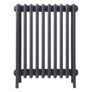 Grace - Astral Grey Mid Cast Iron Column Radiator H700mm x W635mm 6 Column - Wall Hung