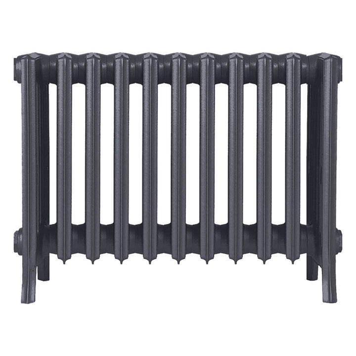 Grace - Astral Grey Mid Cast Iron Column Radiator H450mm x W696mm 6 Column - Wall Hung