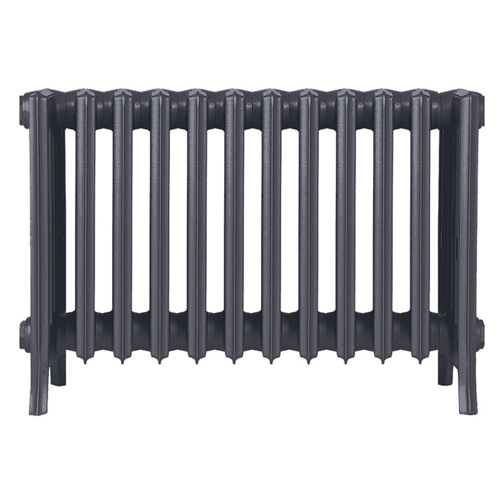 Grace - Astral Grey Mid Cast Iron Column Radiator H450mm x W756mm 6 Column - Wall Hung