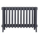Grace - Astral Grey Mid Cast Iron Column Radiator H450mm x W756mm 6 Column - Wall Hung