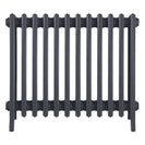 Grace - Astral Grey Mid Cast Iron Column Radiator H600mm x W756mm 6 Column - Wall Hung