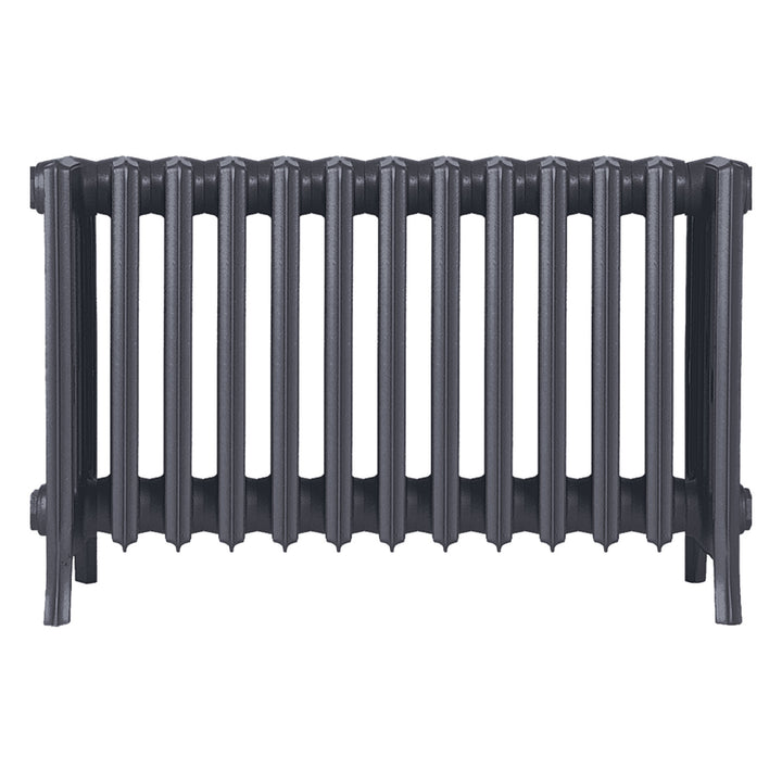 Grace - Astral Grey Mid Cast Iron Column Radiator H450mm x W817mm 6 Column - Wall Hung