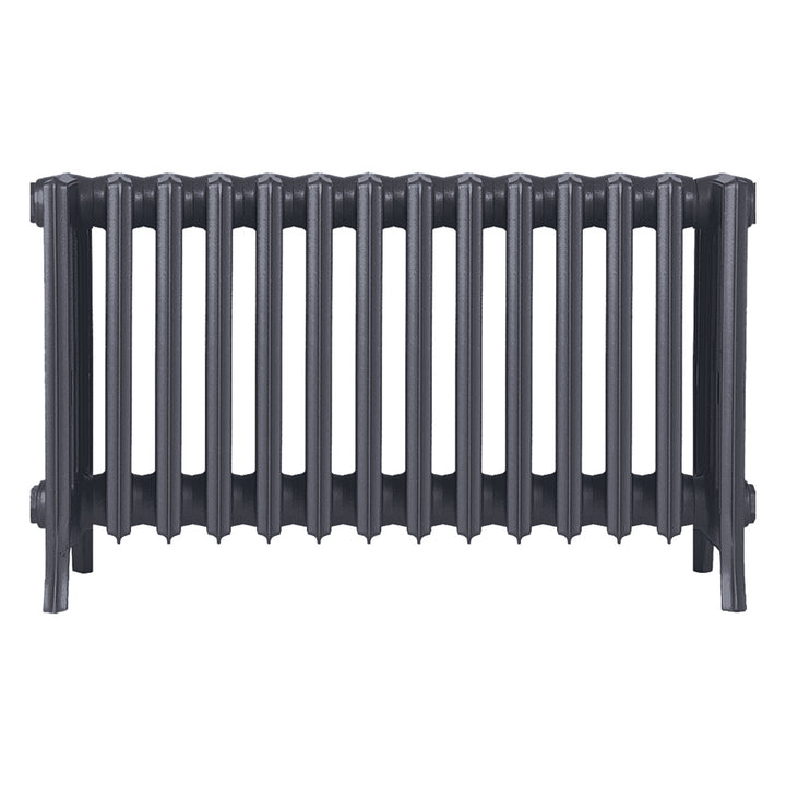 Grace - Astral Grey Mid Cast Iron Column Radiator H450mm x W877mm 6 Column - Wall Hung