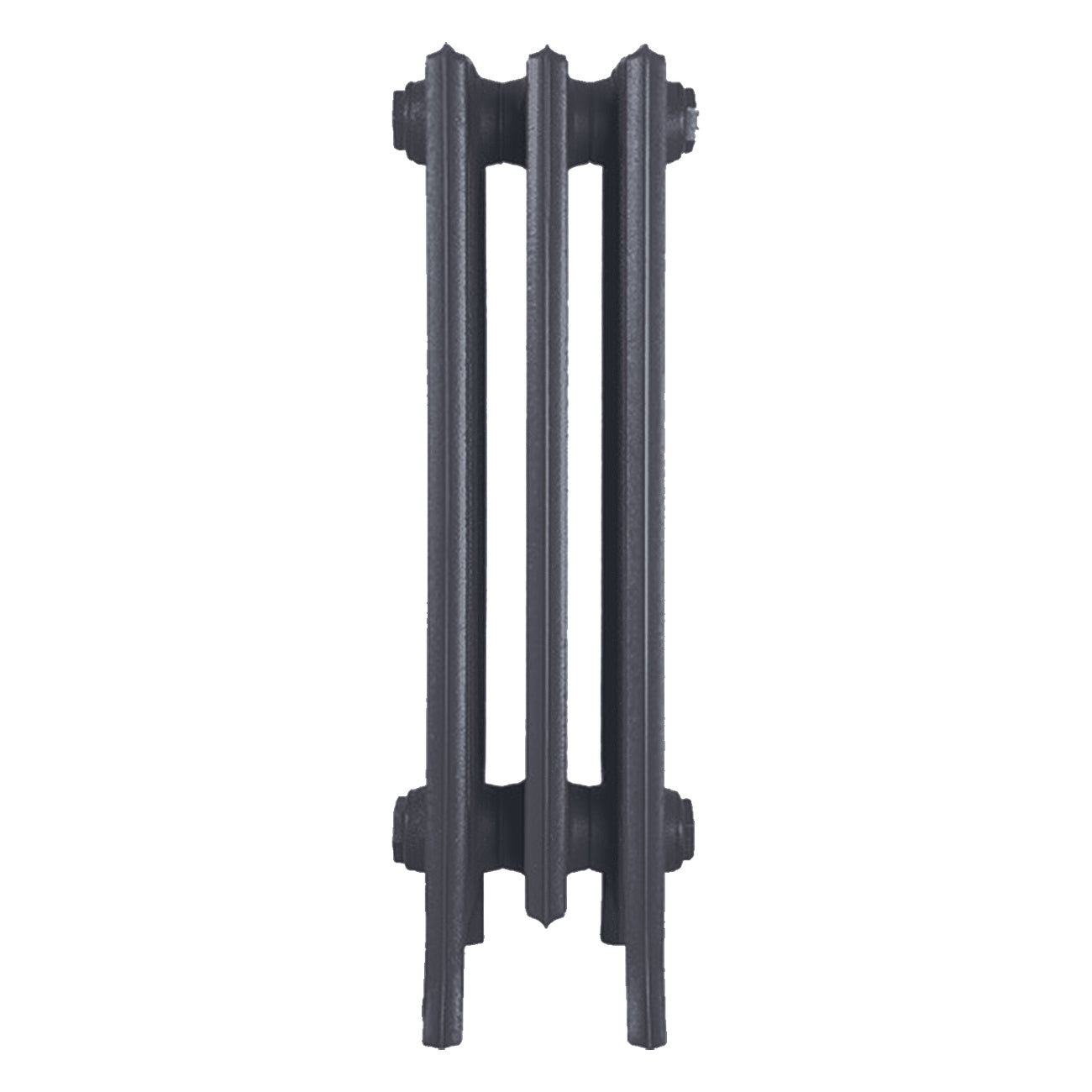 Grace - Astral Grey Mid Cast Iron Column Radiator H600mm x W212mm 6 Column - Wall Hung