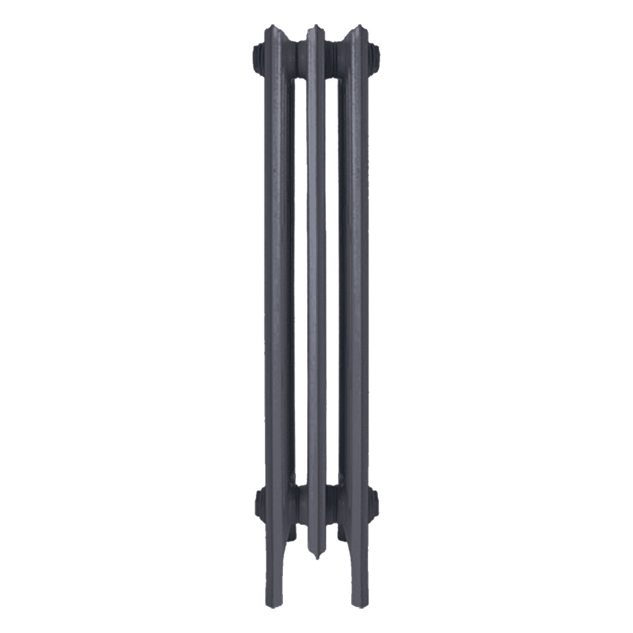 Grace - Astral Grey Mid Cast Iron Column Radiator H950mm x W212mm 6 Column - Floor Standing