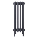 Grace - Astral Grey Mid Cast Iron Column Radiator H700mm x W272mm 6 Column - Wall Hung