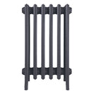 Grace - Astral Grey Mid Cast Iron Column Radiator H650mm x W393mm 6 Column - Floor Standing