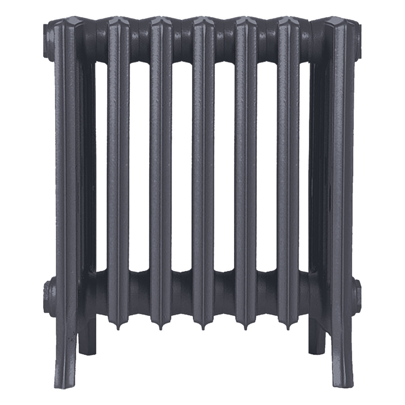 Grace - Astral Grey Mid Cast Iron Column Radiator H450mm x W454mm 6 Column - Wall Hung