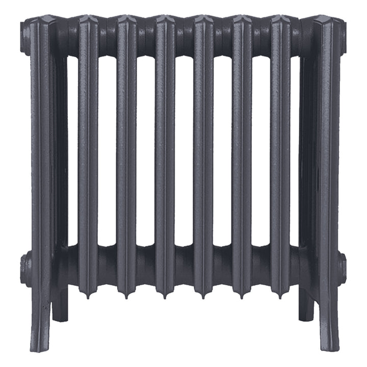 Grace - Astral Grey Mid Cast Iron Column Radiator H450mm x W514mm 6 Column - Wall Hung