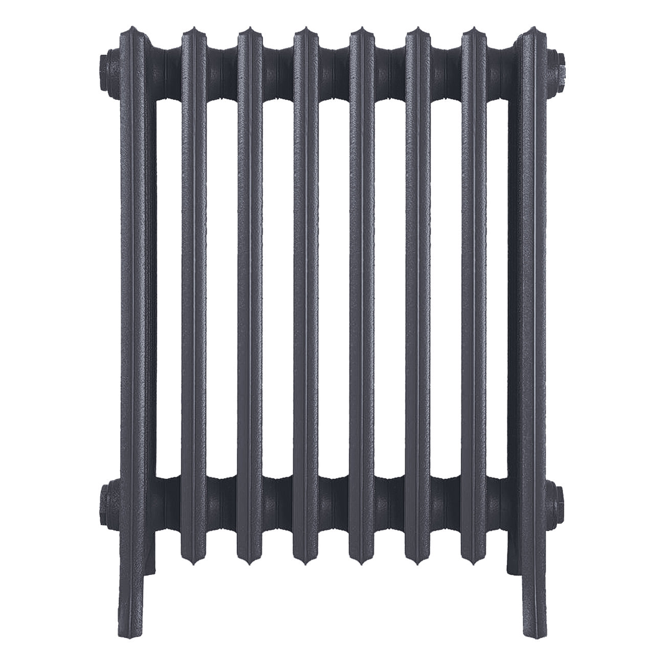 Grace - Astral Grey Mid Cast Iron Column Radiator H600mm x W514mm 6 Column - Wall Hung
