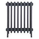 Grace - Astral Grey Mid Cast Iron Column Radiator H600mm x W514mm 6 Column - Wall Hung