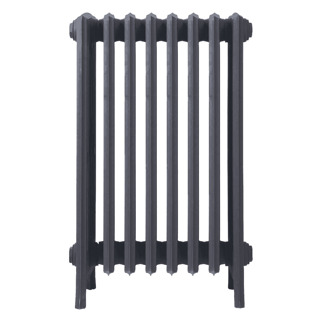 Grace - Astral Grey Mid Cast Iron Column Radiator H700mm x W514mm 6 Column - Wall Hung