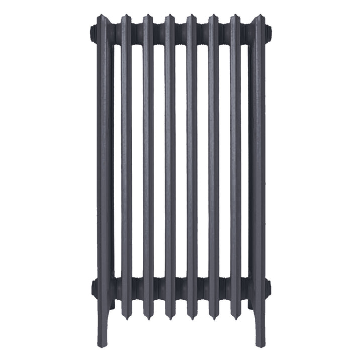 Grace - Astral Grey Mid Cast Iron Column Radiator H950mm x W514mm 6 Column - Floor Standing