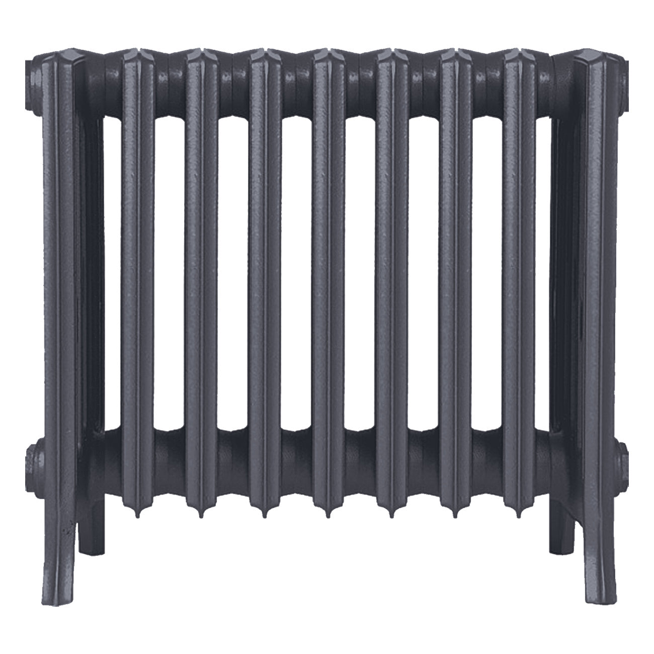 Grace - Astral Grey Mid Cast Iron Column Radiator H450mm x W575mm 6 Column - Wall Hung