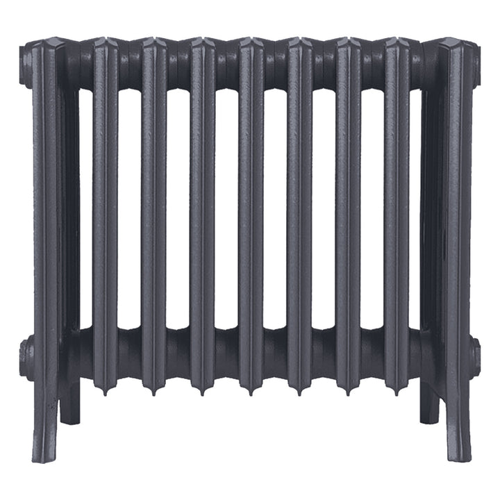 Grace - Astral Grey Mid Cast Iron Column Radiator H450mm x W575mm 6 Column - Wall Hung