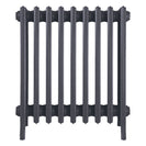 Grace - Astral Grey Mid Cast Iron Column Radiator H650mm x W575mm 6 Column - Floor Standing