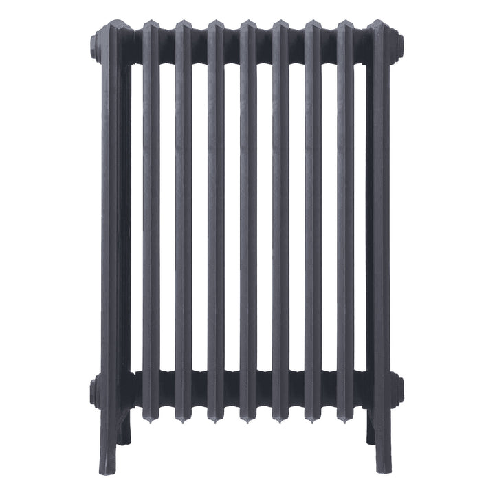 Grace - Astral Grey Mid Cast Iron Column Radiator H700mm x W575mm 6 Column - Wall Hung