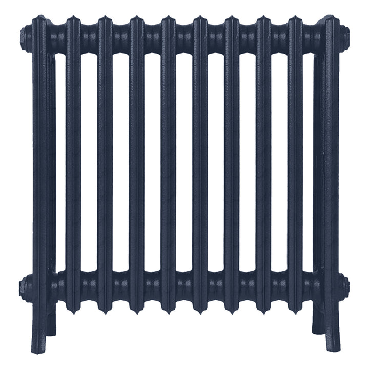 Grace - Anthracite Cast Iron Column Radiator H600mm x W635mm 4 Column - Wall Hung