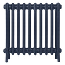 Grace - Anthracite Cast Iron Column Radiator H600mm x W635mm 4 Column - Wall Hung