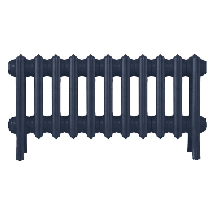 Grace - Anthracite Cast Iron Column Radiator H300mm x W696mm 4 Column - Wall Hung