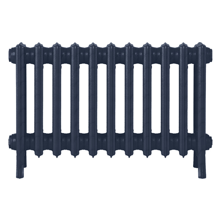 Grace - Anthracite Cast Iron Column Radiator H500mm x W696mm 4 Column - Floor Standing