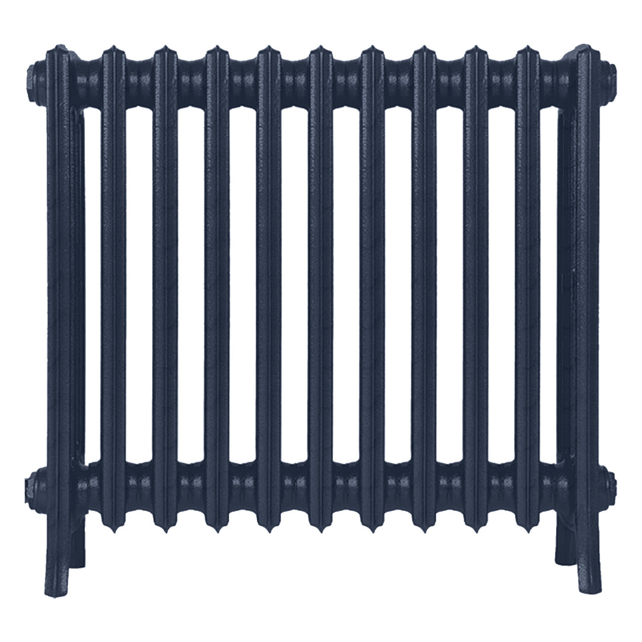 Grace - Anthracite Cast Iron Column Radiator H600mm x W696mm 4 Column - Wall Hung