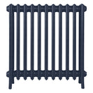 Grace - Anthracite Cast Iron Column Radiator H700mm x W696mm 4 Column - Wall Hung