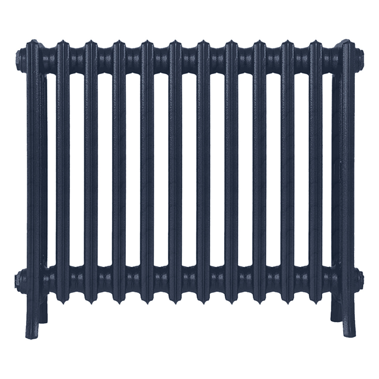 Grace - Anthracite Cast Iron Column Radiator H600mm x W756mm 4 Column - Wall Hung