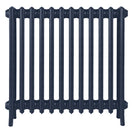 Grace - Anthracite Cast Iron Column Radiator H700mm x W756mm 4 Column - Wall Hung