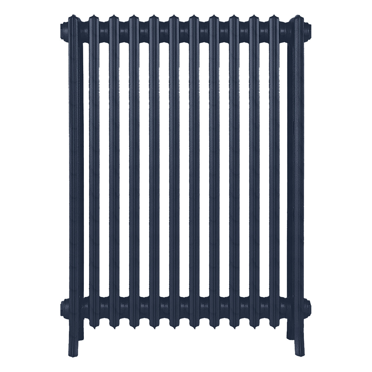 Grace - Anthracite Cast Iron Column Radiator H950mm x W756mm 4 Column - Floor Standing