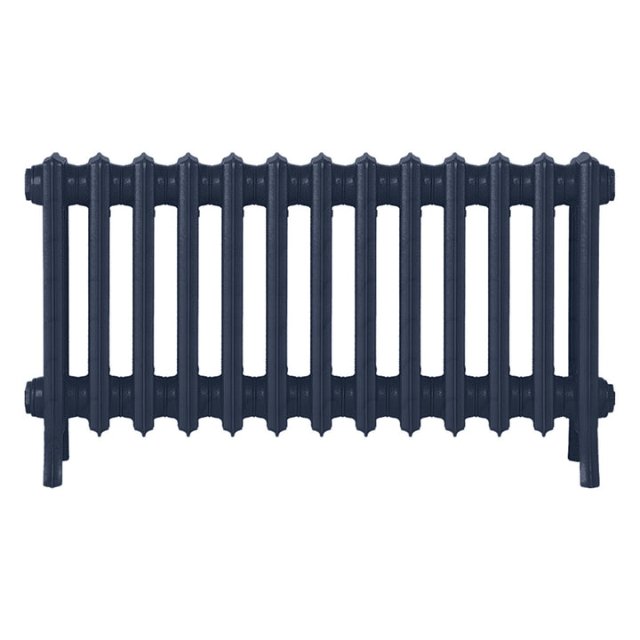 Grace - Anthracite Cast Iron Column Radiator H500mm x W817mm 4 Column - Floor Standing