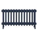 Grace - Anthracite Cast Iron Column Radiator H500mm x W817mm 4 Column - Floor Standing