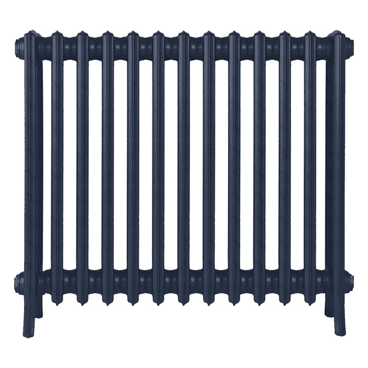 Grace - Anthracite Cast Iron Column Radiator H700mm x W817mm 4 Column - Wall Hung