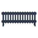 Grace - Anthracite Cast Iron Column Radiator H350mm x W877mm 4 Column - Floor Standing